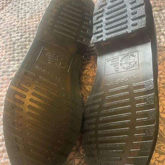 Dr. Martens Willis Black and Red Tartan Shoes - Picture 3 of 3